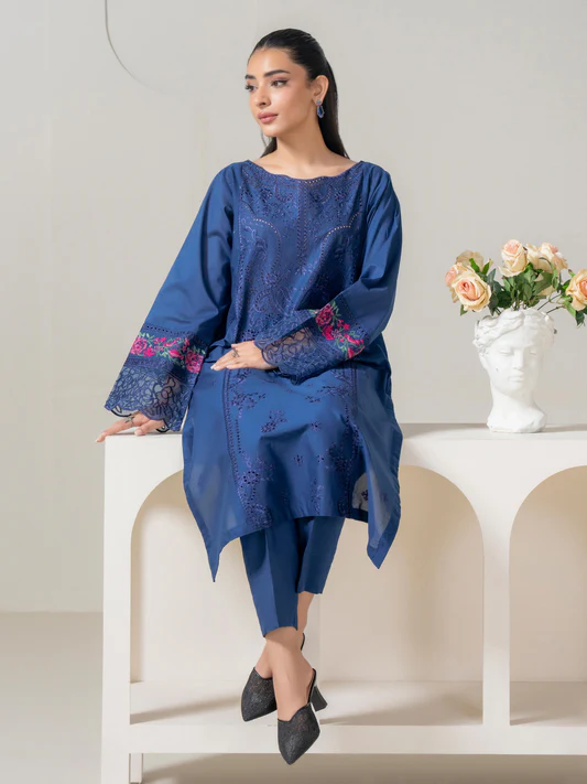 2 Piece Lawn Suit-Embroidered (Pret)