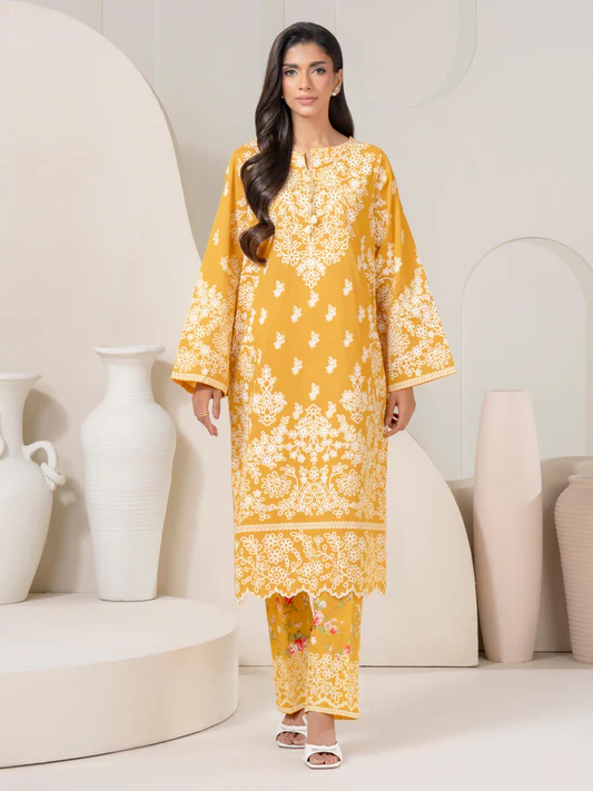 2 Piece Lawn Suit-Paste Print (Pret)