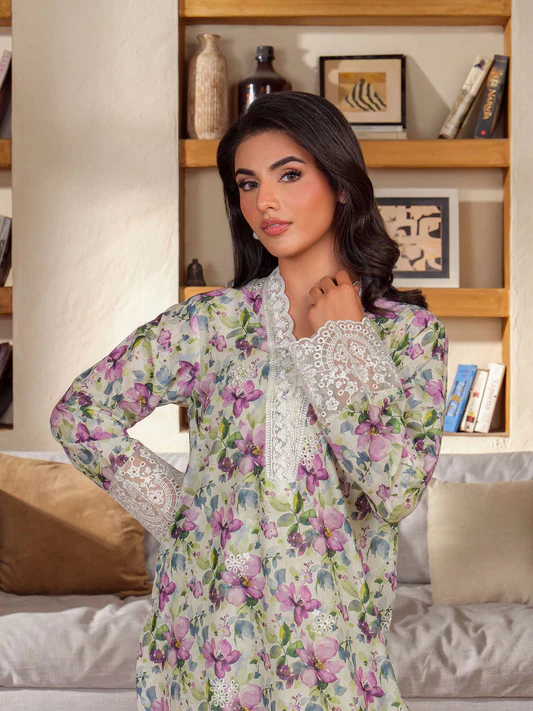 2 Piece Lawn Suit-Embroidered (Unstitched)